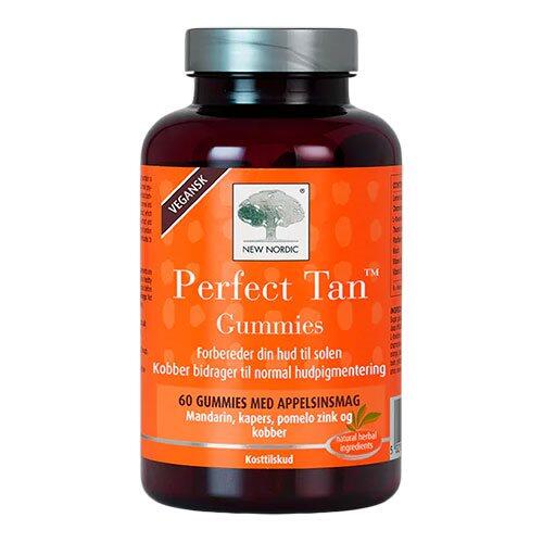 Se New Nordic Perfect Tan Gummies (60 stk) hos Duft og Natur