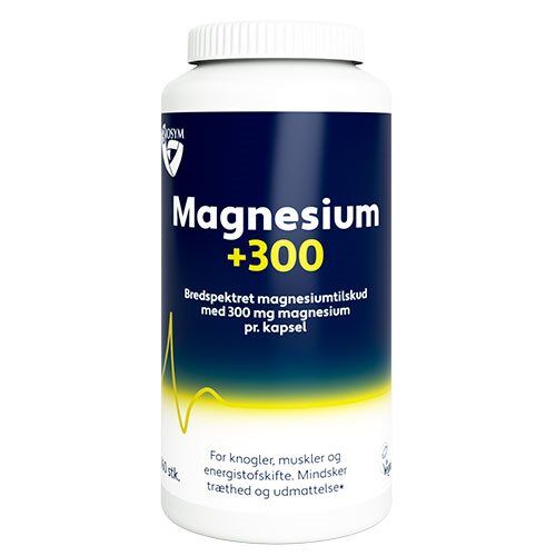 Magnesium+300 - 160 kapsler