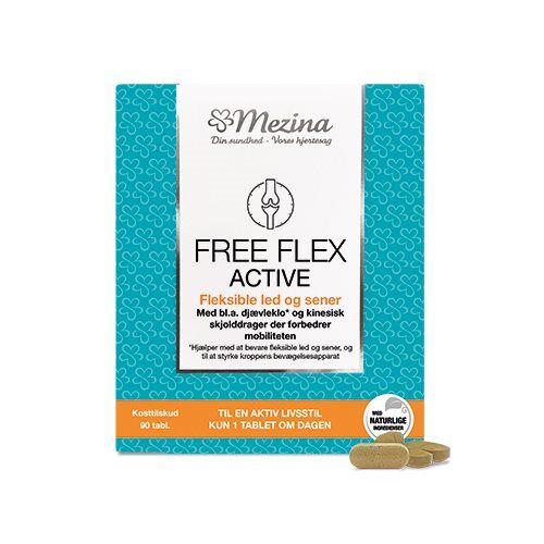 Se Mezina Free Flex Active (90 tab) hos Duft og Natur
