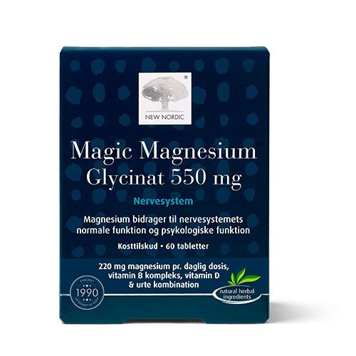 Billede af Magic Magnesium Glycinat - 60 tabltter hos Duft og Natur