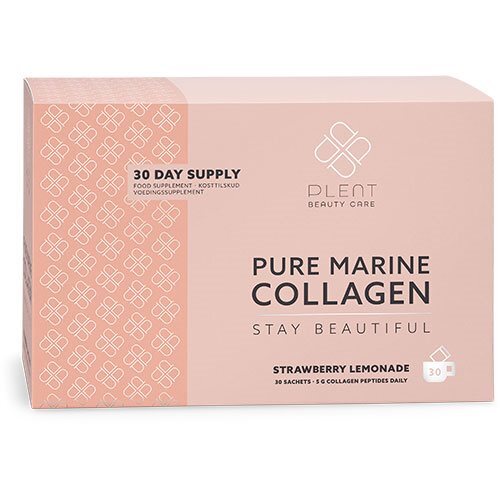 Billede af Pure Marine Collagen Strawberry Lemonade 30 x 5 gram hos Duft og Natur