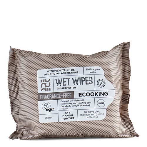 Billede af Ecooking Wet Wipes Fragrance Free 25 pcs.