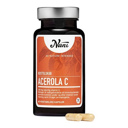 Se Nani Acerola C-vitamin, 45kap hos Duft og Natur