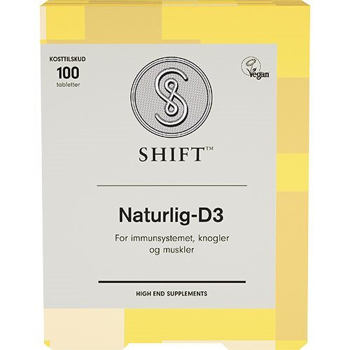 Billede af SHIFT Naturlig D3 - 100 tabletter hos Duft og Natur