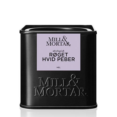 Se Mill & Mortar Røget Hvid Peber Ø (50 g) hos Duft og Natur