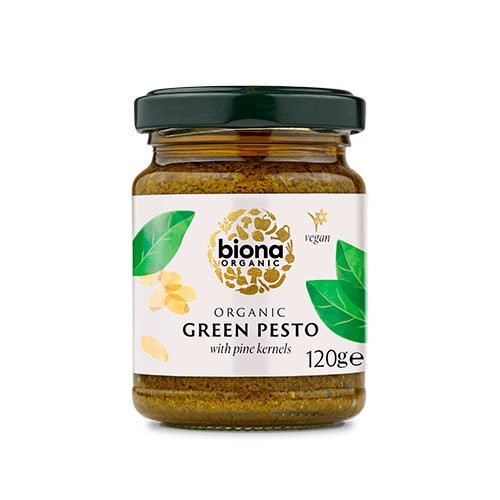 Se Biona Pesto grøn Økologisk - 120 gram hos Duft og Natur