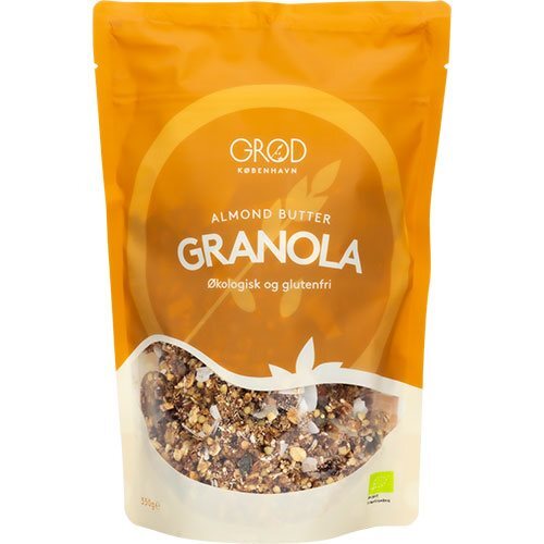 Se GRØD Almond Butter Granola Økologisk - 350 gram hos Duft og Natur