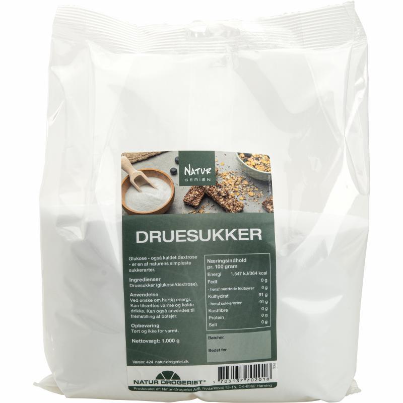 Druesukker ren (glukose) - 1 kg.