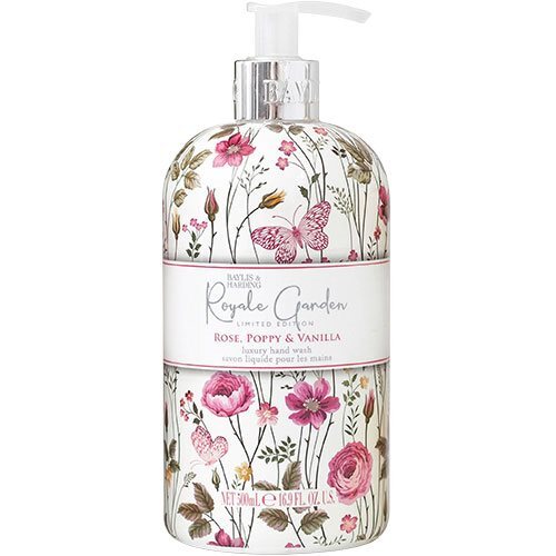 Baylis & Harding Royale Garden Rose, Poppy & Vanilla Hand Wash - 500 ml.