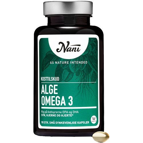 Nani Alge Omega 3 - 90 kapsler