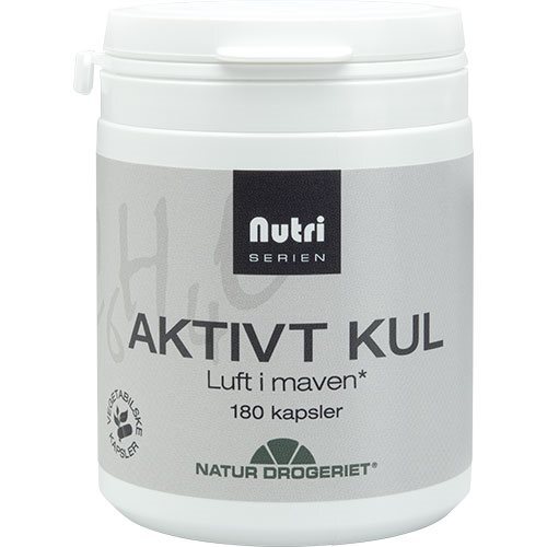 Aktivt kul - 180 kapsler