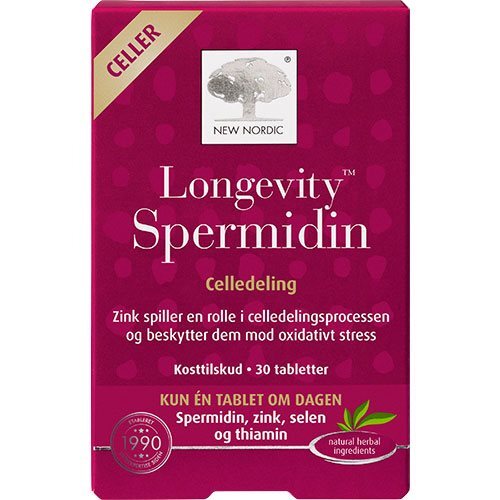 Longevity Spermidin - 30 tabletter billede