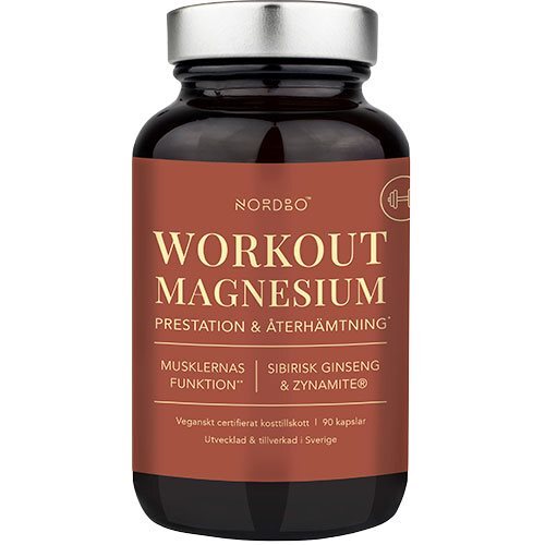 Nordbo WorkOut Magnesium - 90 kapsler billede