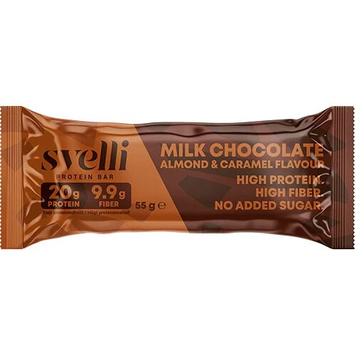 Svelli Milk Chocolate Almond & Caramel Flavour - 55 g - Svelli