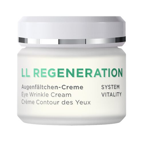 Annemarie Börlind LL Regeneration Eye Wrinkle Cream 30 ml er en luksuriøs øjencreme, der effektivt bekæmper fine linjer og tegn på aldring omkring øjnene. Beriget med naturlige ingredienser og aktive planteekstrakter, fugter og opstrammer cremen det sart område under øjnene, samtidig med at den beskytter mod miljøpåvirkninger. Den bløde og lette formel efterlader huden strålende og ungdommelig, hvilket giver dig et friskere udseende dag for dag.

- Reducerer synligheden af fine linjer og rynker.
- Giver intensiv fugt.
- Styrker og opstrammer huden omkring øjnene.
- Beskytter mod miljømæssige skader.
- Indeholder naturlige ingredienser.
- Velegnet til sensitiv hud.