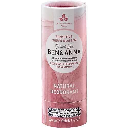Deodorant - Sensitive - Cherry Blossom - 40 gram - Ben & Anna