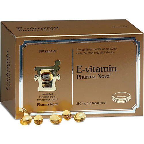 Pharma Nord E-vitamin 150 kapsler