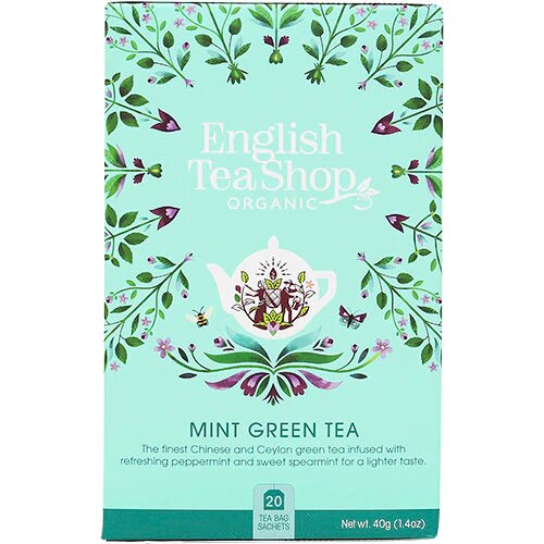 Mint Green Tea Økologisk - 20 breve