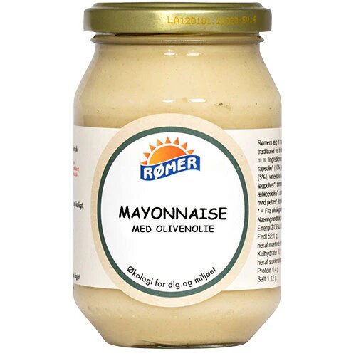 Mayonaise olivenolie Økologisk- 275 ml - Rømer
