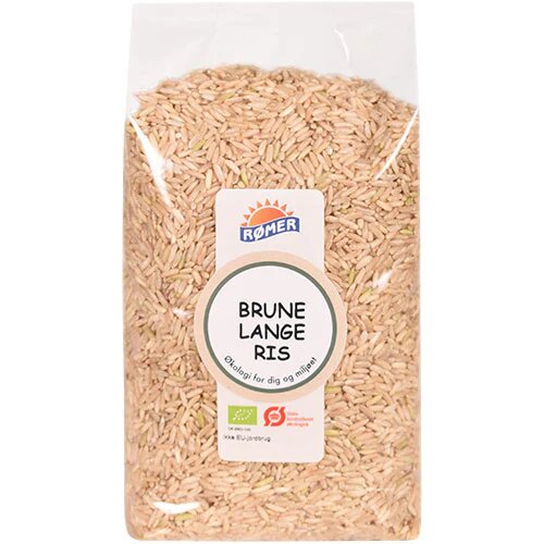 Ris lange brune Økologisk- 1 kg - Rømer