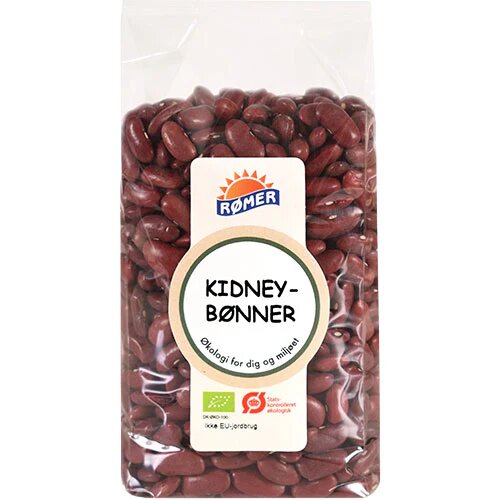 Kidney bønner Økologisk - 500 gr - Rømer