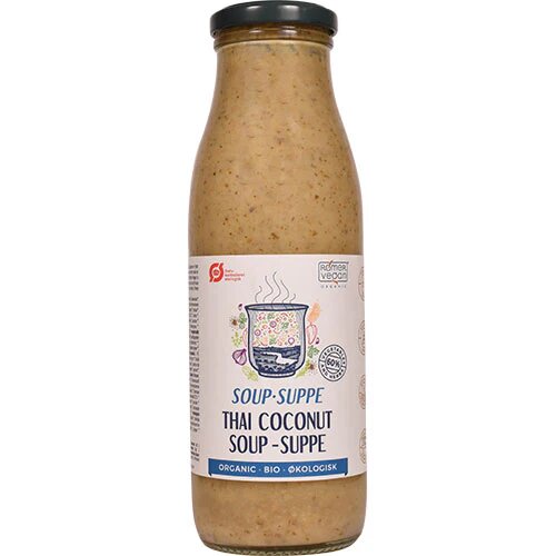 Thai kokos suppe Økologisk - 500 ml - Rømer