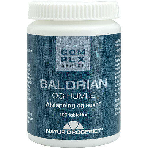 Natur Drogeriet Baldrian/Humle (190 stk) - Kosttilskud