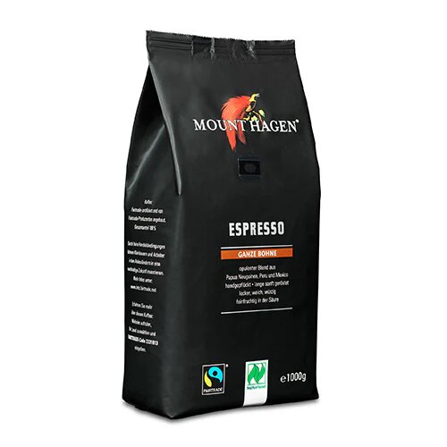 Kaffebønner Espresso Øko. - 1 kg.