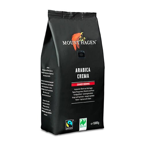 Kaffebønner Arabica Crema Øko. - 1 kg.