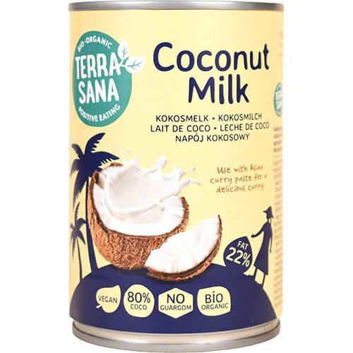 Kokosmælk Økologisk- 400 ml - Terrasana