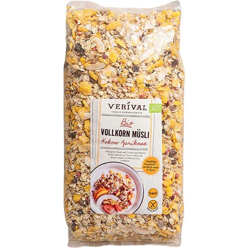 Müsli - Kokos-Aprikos Økologisk - 1.400 gram