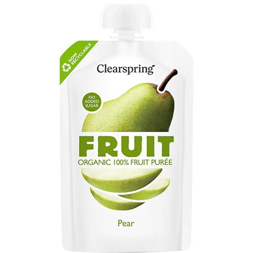 Pære frugtpuré Øko. - 100 gram
