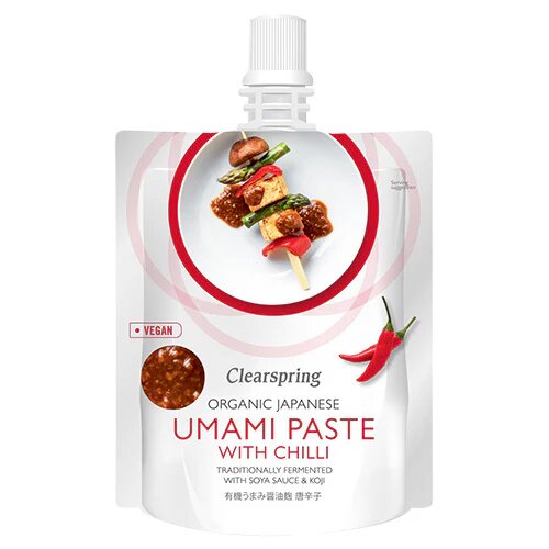 Japansk umami paste m chilli Økologisk - 150 gram - Clearspring