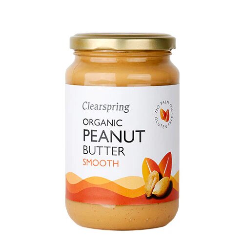 Peanut butter Creamy Økologisk - 350 gram - Clearspring