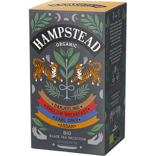 Sort te Selection Pack Økologisk - 20 breve - Hampstead