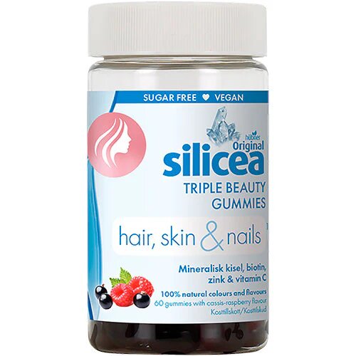 Original Silicea Triple Beauty Gummies. - 60 gum. billede