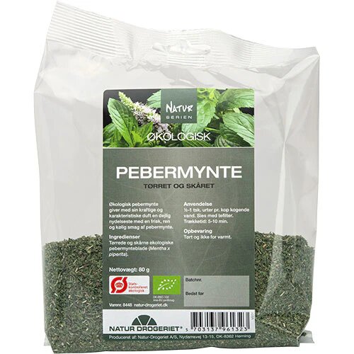 Pebermynte Øko. - 80 gram