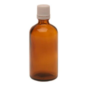 Flaske m. låg og dråbetæller - 100 ml