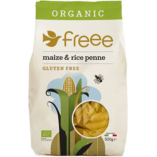 Majs & Ris Penne gl.fri Øko. - 400 gram