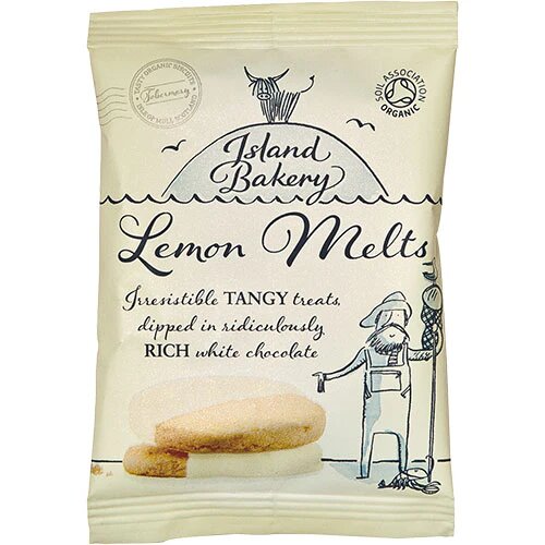 Lemon Melts cookies (2-pak) Økologisk - 25 gram - Island bakery