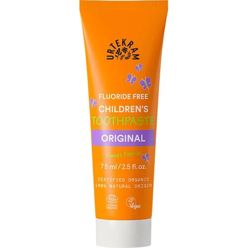 Tandpasta til børn uden fluor - 75 ml - Urtekram