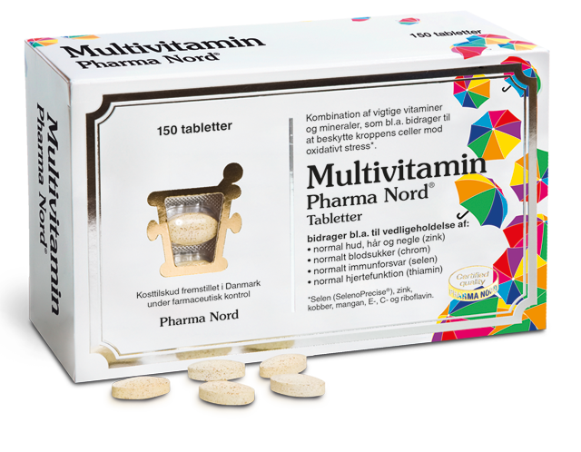 Billede af Multivitamin Pharma Nord - 150 tabletter hos Duft og Natur