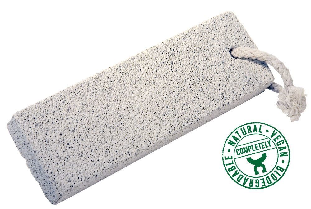 Pimpsten, ægte med snor - 1 stk - Croll & Denecke