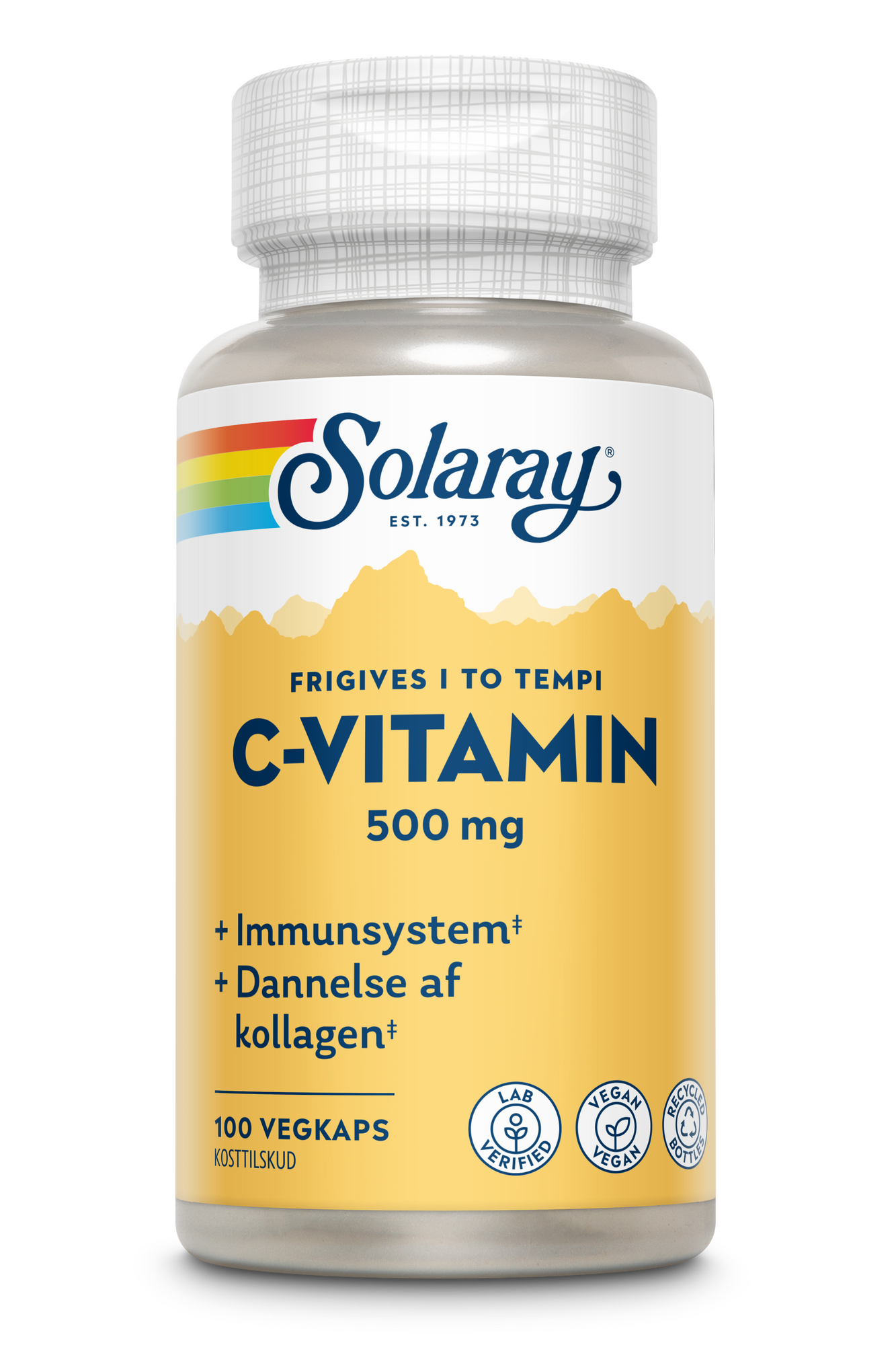 Solaray C-vitamin 500 mg - 100 kapsler