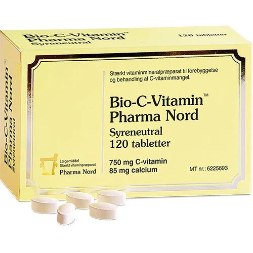 Bio C-Vitamin 750 mg. - 120 tabl.