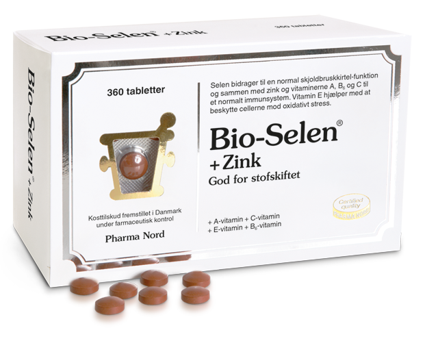 Billede af Bio Selen + Zink - 360 tabletter hos Duft og Natur