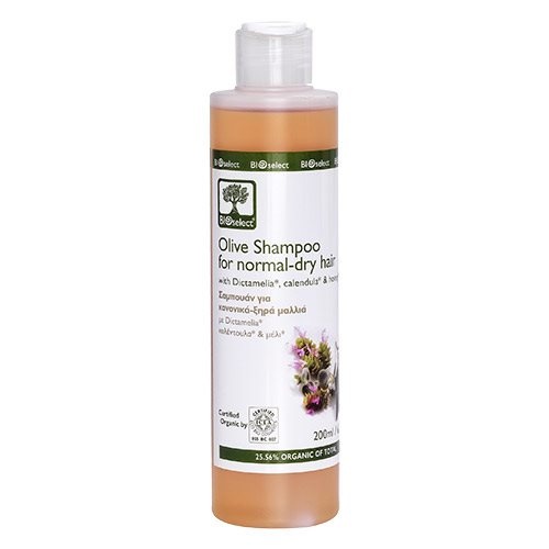 Se Bioselect Oliven Shampo normalt/tørt hår - 200 ml. hos Duft og Natur