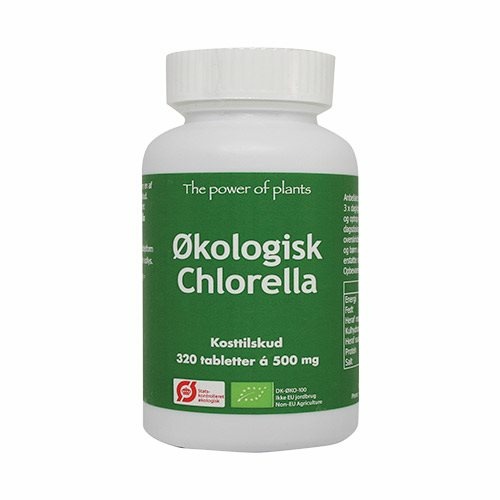 Økologisk Chlorella - 320 tabletter