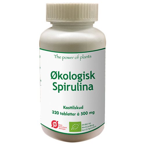 Billede af Økologisk Spirulina din sundhed - 320 tabletter hos Duft og Natur