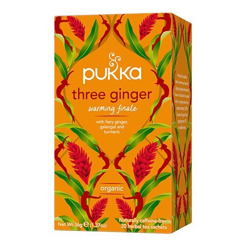 Billede af Pukka Three Ginger tea Økologisk - 20 breve hos Duft og Natur